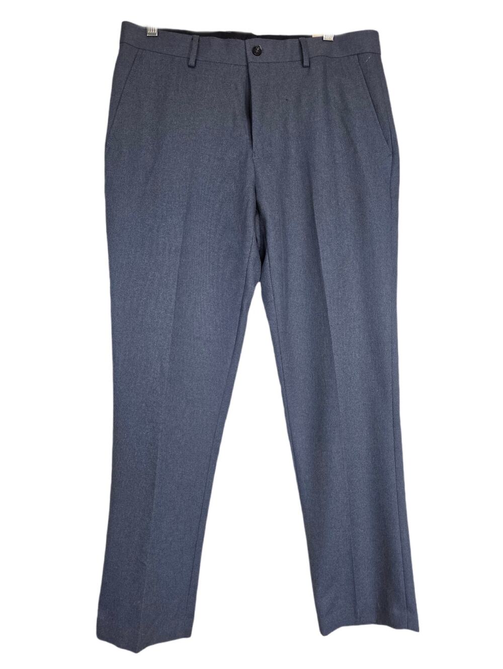 Lucky Brand Modern Fit Flat Front Dress Pants Men's Blue 33Wx30L